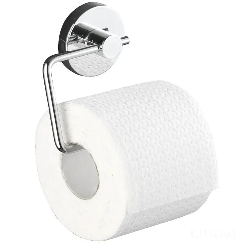 Uchwyt na papier toaletowy MILAZZO, Vacuum-Loc - stal chromowana, WENKO Hit sprzedaży