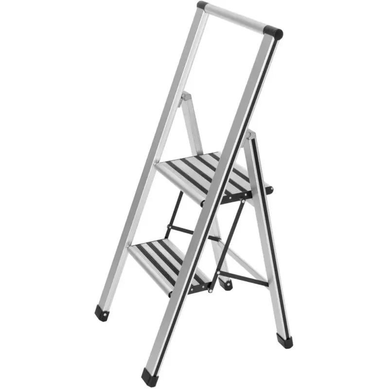 Aluminiowa drabina, 2-stopniowa, WENKO Szybka wysyłka