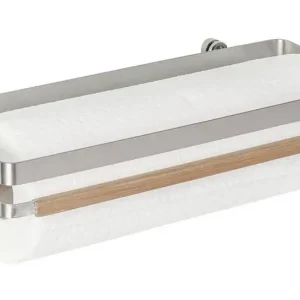 Uchwyt na ręcznik papierowy Bamboo Premium, WENKO Łatwy zwrot