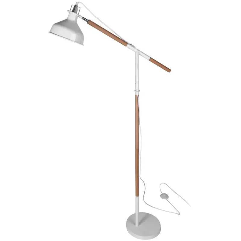 Lampka podłogowa LOFT, stojąca - kolor biały, 150 cm Oferta czasowa