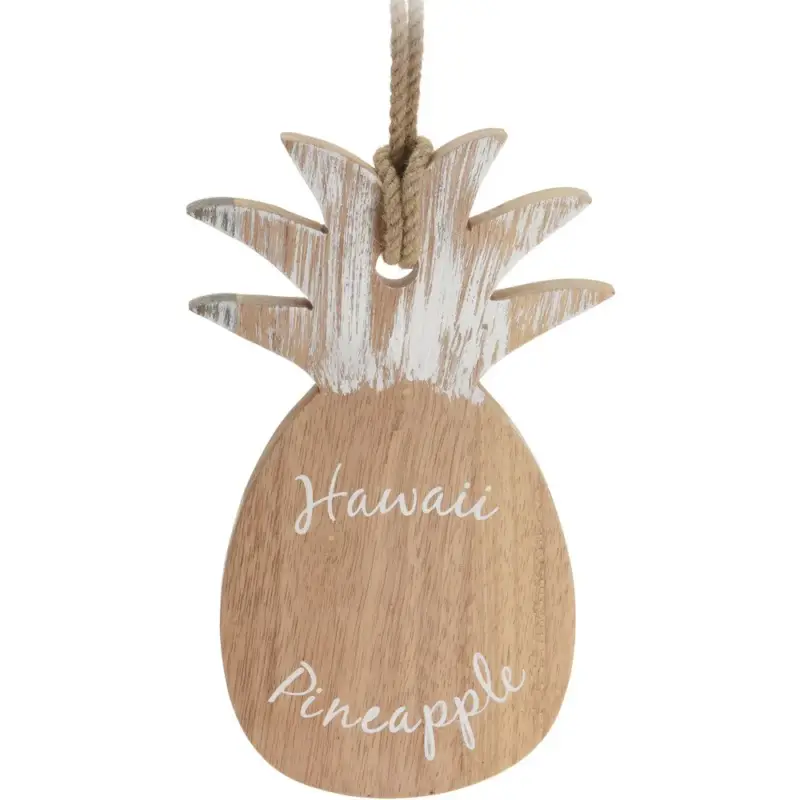 Dekoracyjna deska do krojenia PINEAPPLE, serwowania potraw - drewno kauczukowe Premium