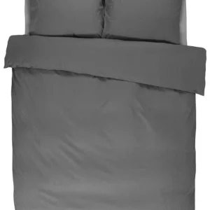 Oferta czasowa Elegancka pościel z satyny bawełnianej w odcieniu szarym, pościel holenderska, poszewki dekoracyjne, Essenza, 200 x 220 cm