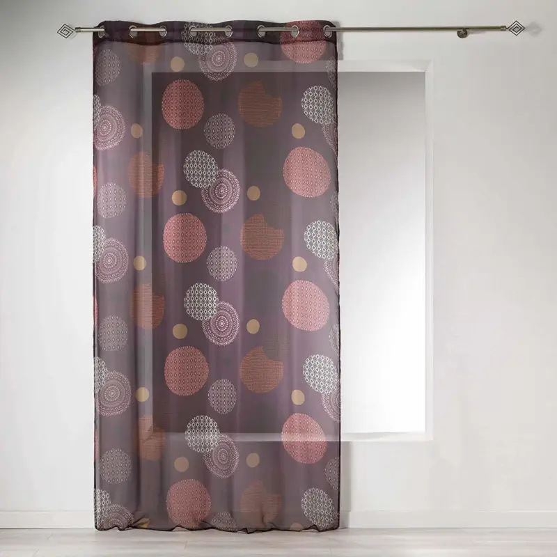 Zasłona okienna PLUM, 140 x 240 cm, na przelotkach Niska cena