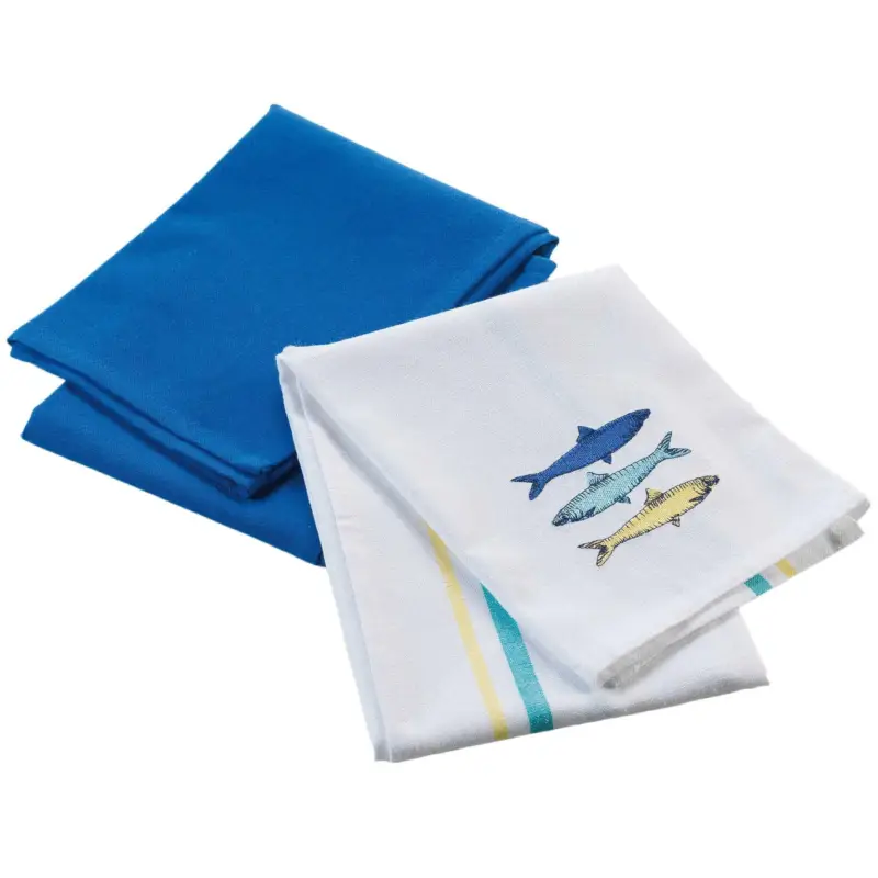 Oferta limitowana Ręczniki kuchenne BLUE LAGOON, 50 x 70 cm, 2 kolory w komplecie