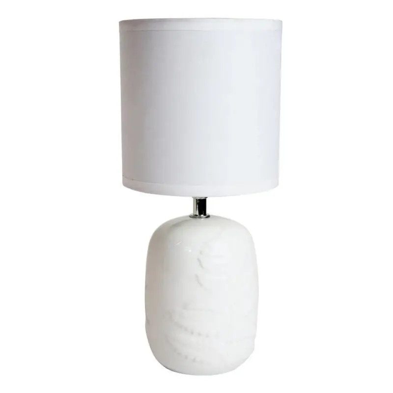 Kup online Lampa stołowa FRESH GARDEN, ceramiczna, 31 cm, kolor biały