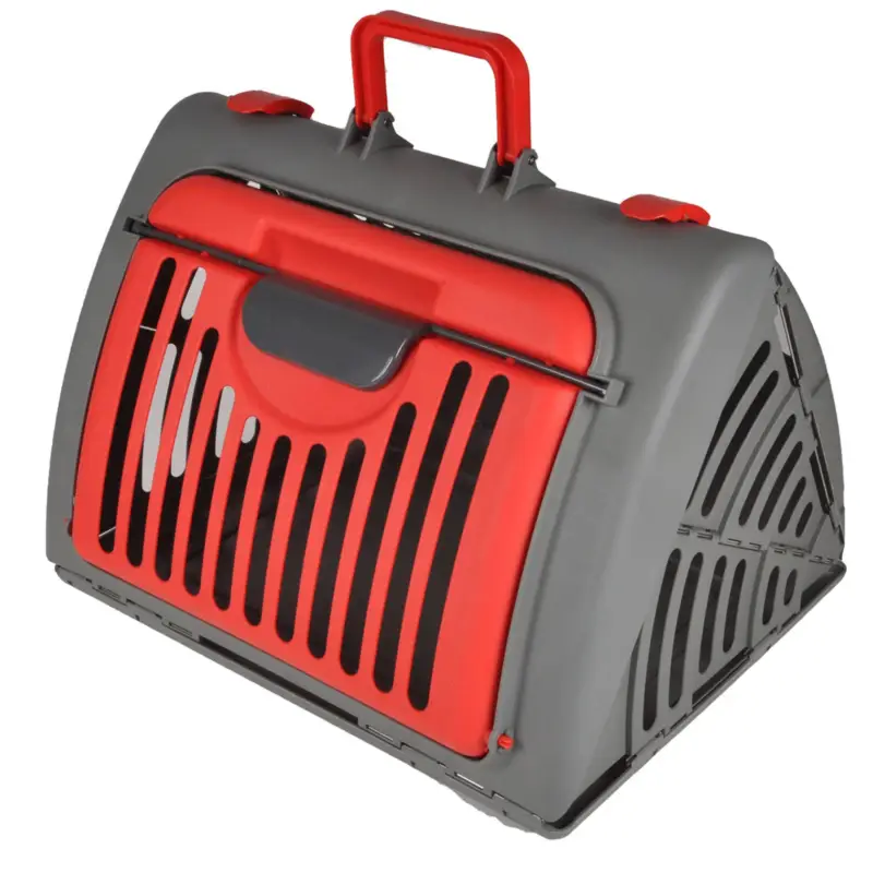 Klatka transportowa dla kota i psa, składana, plastik, 46 x 35 x 33 cm Oferta limitowana