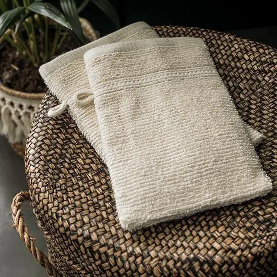 Rękawice kąpielowe GYPSET, bawełna, 16 x 21cm, 2 sztuki Dostępne od ręki