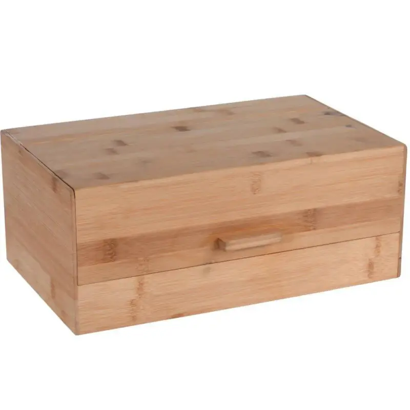 Kup online Chlebak z drewna bambusowego, 35 x 21 x 14 cm