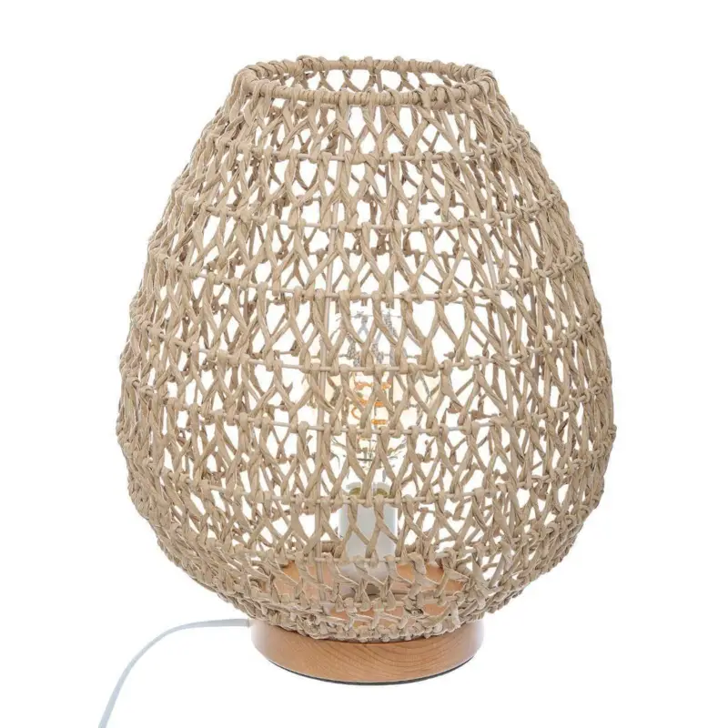 Lampa stołowa ETEL z ażurowym kloszem, 35,5 cm Promocja