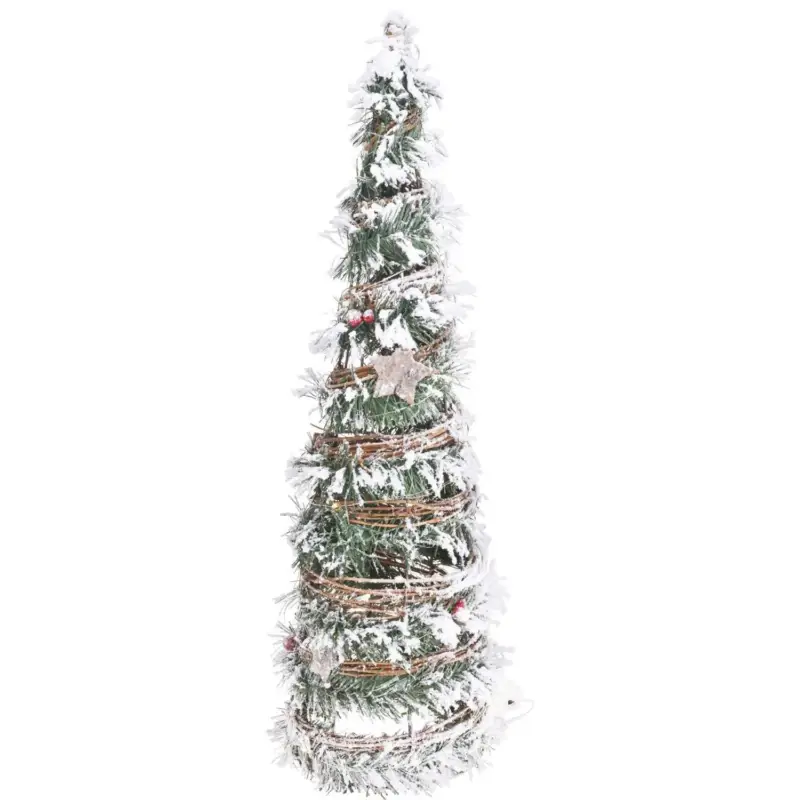 Sprawdź teraz Choinka LED z rattanu, 57 cm, 20 lampek