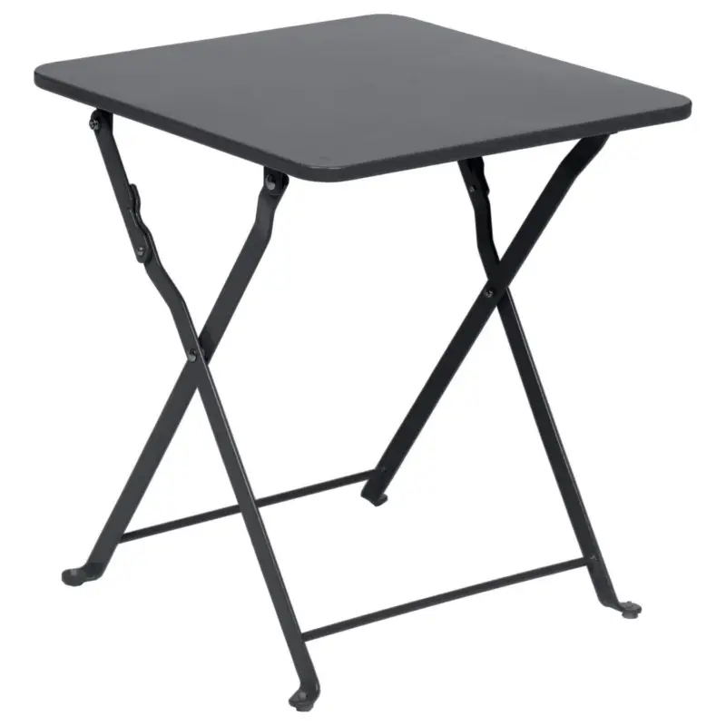 Oferta czasowa Stolik ogrodowy składany NINDIRI, metal, 40 x 40 x 45 cm, grafitowy mat