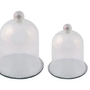 OUTLET 2x dekoracyjny klosz z podstawką Oferta czasowa