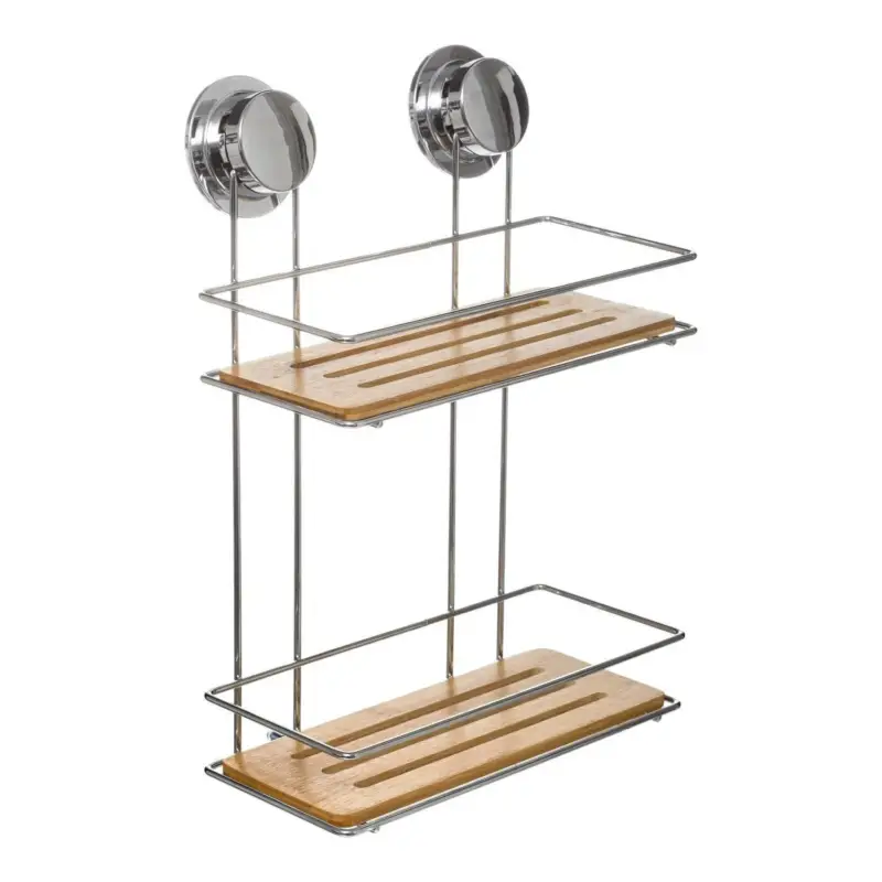 Promocja Półka pod prysznic VENTERRA, 2 poziomy, metalowa, 25 x 13,2 x 36,5 cm