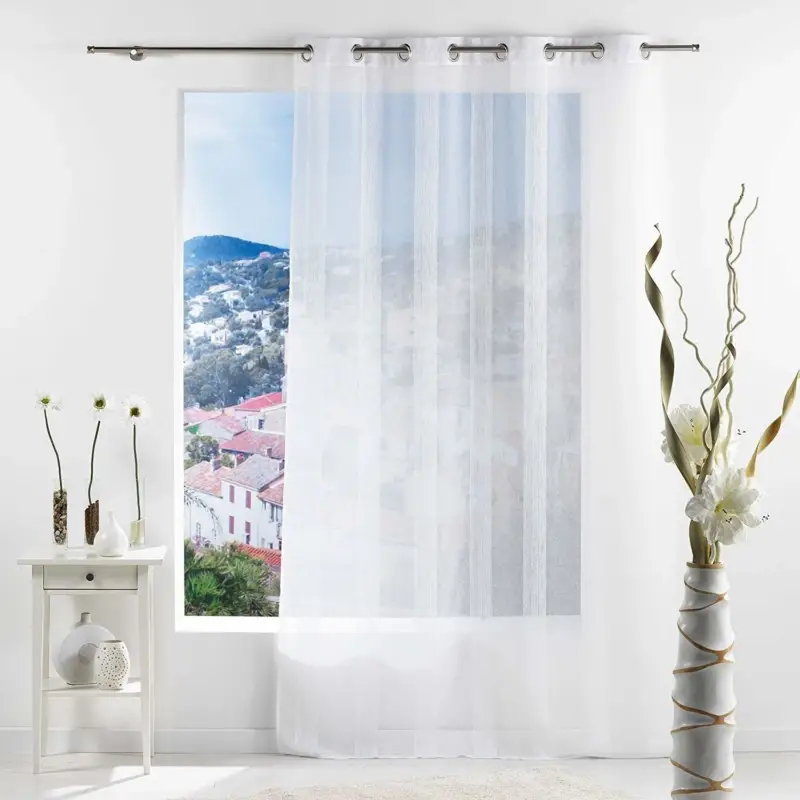 Obniżka ceny OUTLET Firana gotowa SALINA, 140 x 240 cm, biała