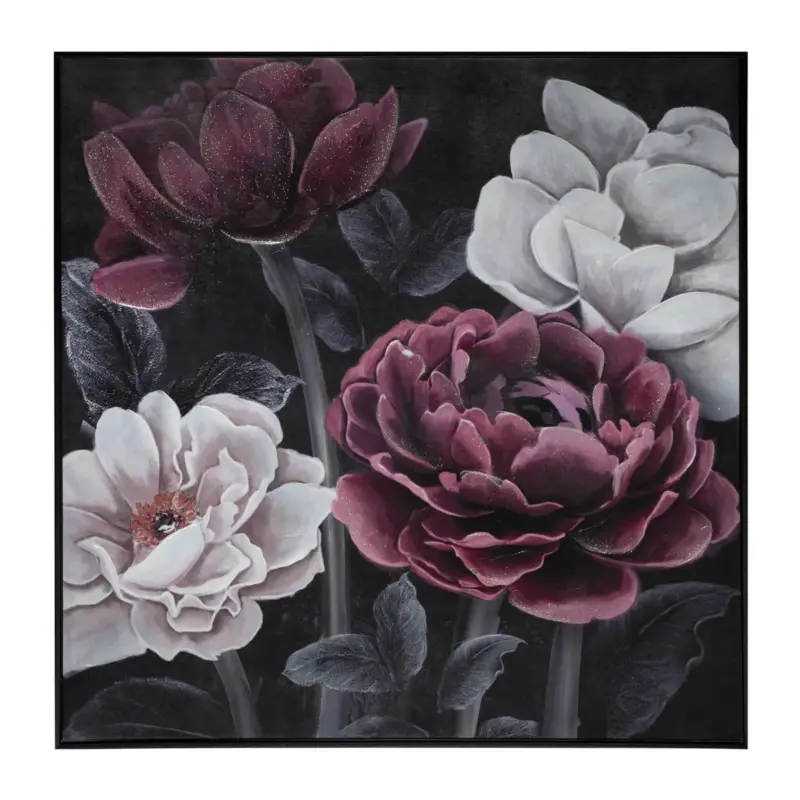 Plakat na ścianę w ramie Kwitnące Piwonie, 58 x 58 cm Ekspresowa dostawa