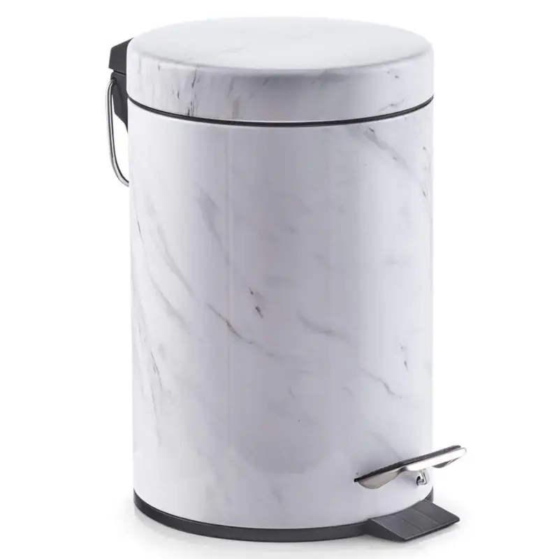 OUTLET Kosz łazienkowy na śmieci MARBLE, 3 l, ZELLER Tani