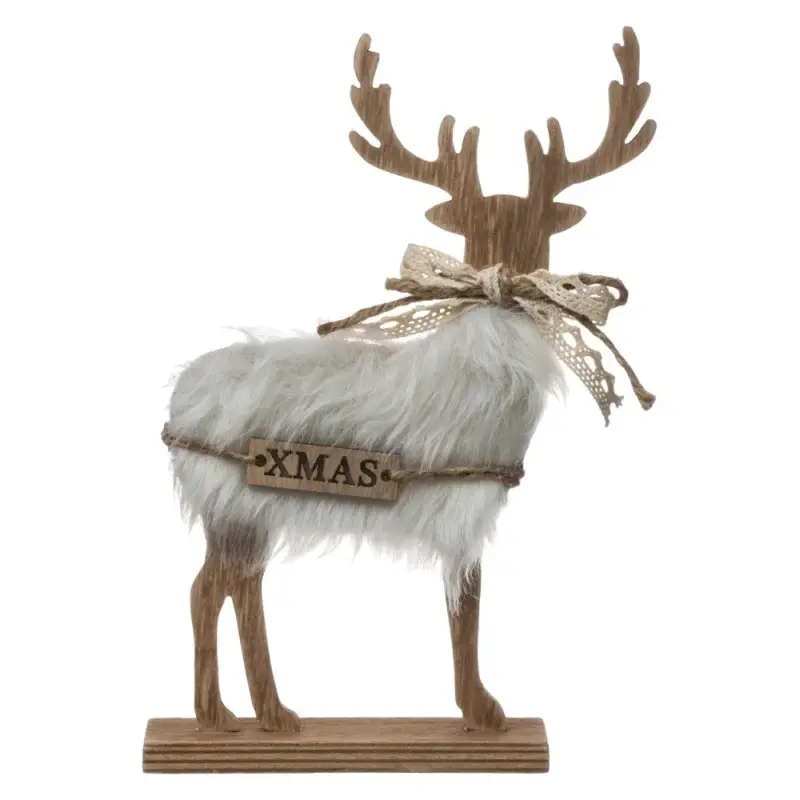 Ostatnia szansa Figurka ozdobna Boże Narodzenie, JELONEK, ozdoba świąteczna, 21cm
