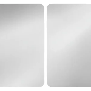 OUTLET Szklane płyty na kuchenkę SILVER, 2 sztuki, WENKO Premium