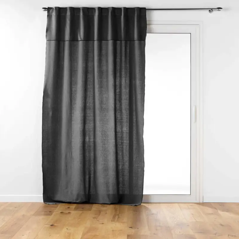 Wybór klientów Zasłona na taśmie MISTRALINE, bawełna z recyklingu, 140 x 240 cm