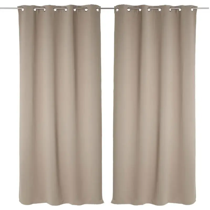 Zniżka OUTLET Zasłona zaciemniająca na przelotkach 135 x 240 cm, 2 sztuki w komplecie