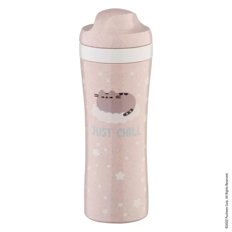 Promocja Butelka na wodę PLOPP TO GO, KOTEK PUSHEEN STAY COOL, szczelny korek, 425 ml, KOZIOL