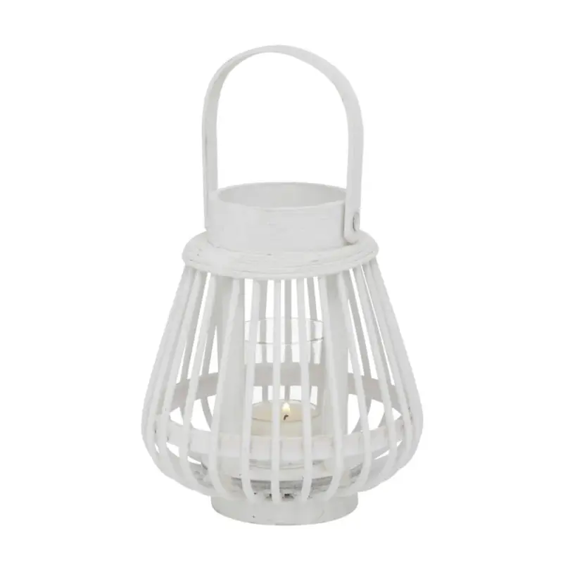 Bambusowy lampion Ilvie, 16 cm, tealight Tylko do końca tygodnia