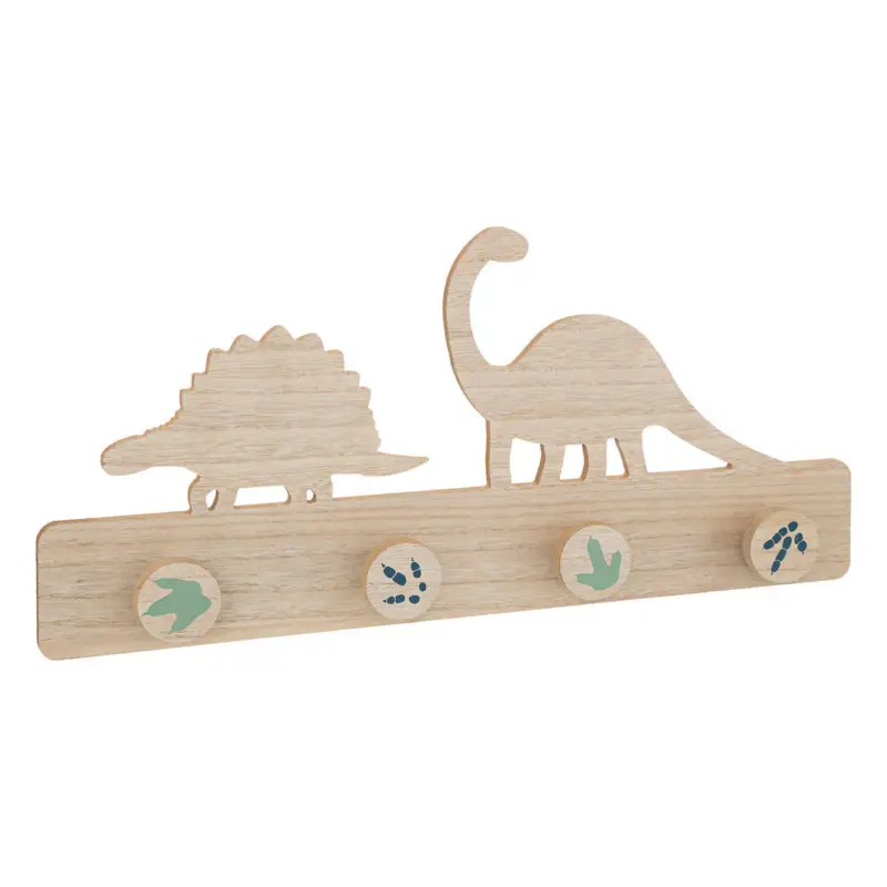 Wieszak dziecięcy na ścianę DINO, dinozaury, 25,5 x 55 cm Oferta