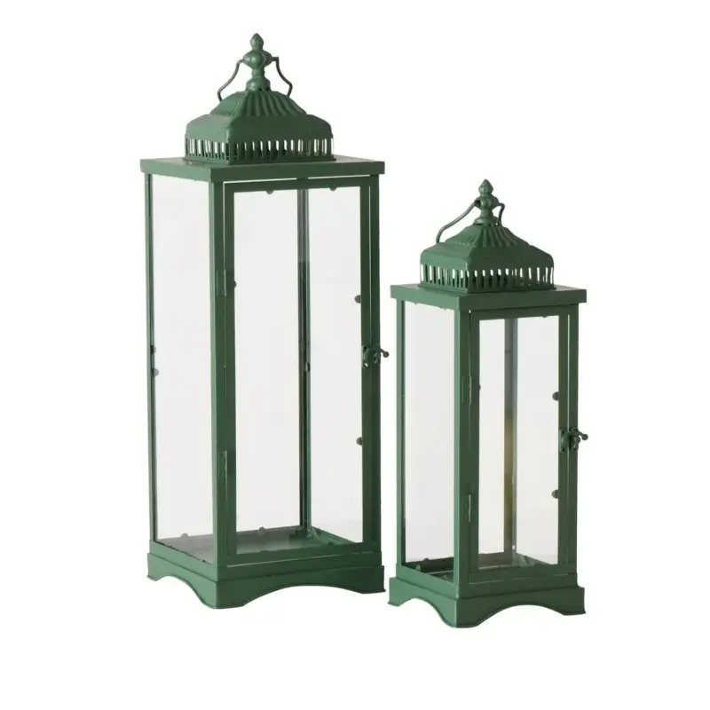 Lampiony zielone KENT, 2 sztuki Kup teraz