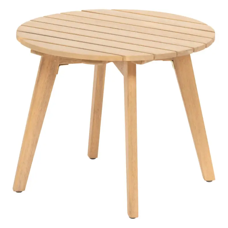 Taniej Stolik ogrodowy z drewna akacji OLVINIA, Ø 40 cm