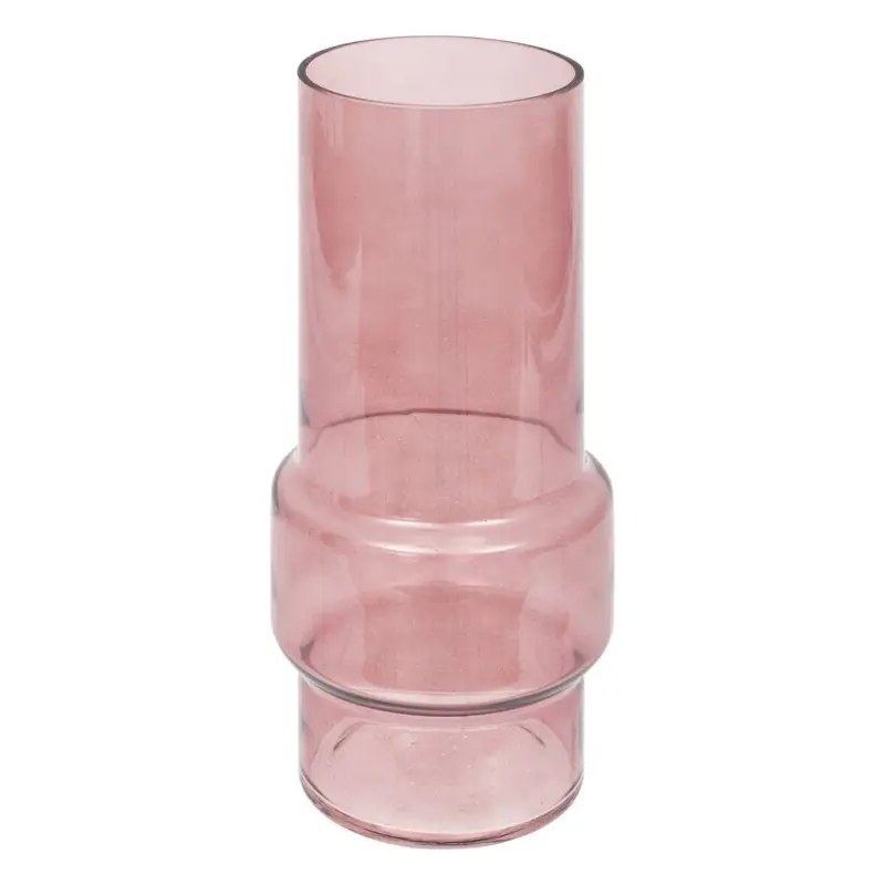 Wyjątkowa oferta Wazon szklany różowy ELLA, Ø 12 cm