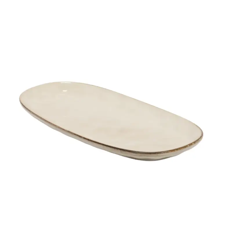 Półmisek o strukturze kamienia LAPIS tłoczony, 31,5 x 15 cm Rabat