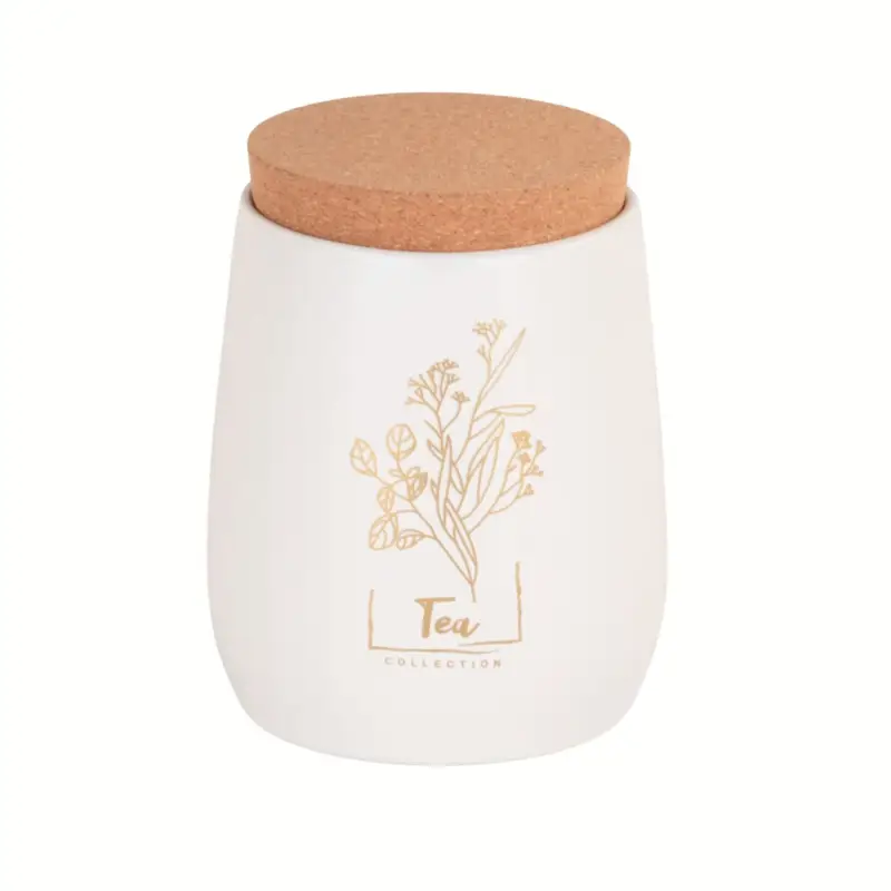 Bezpieczne zakupy Puszka z korkową pokrywką TEA, 750 ml