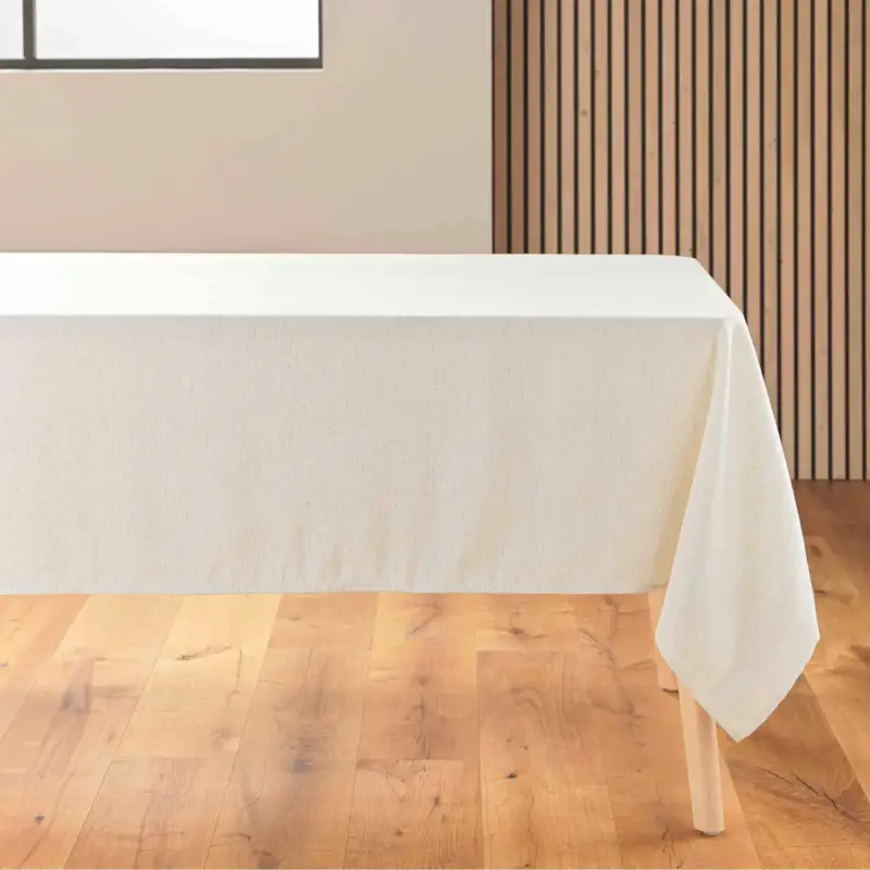 Obrus na stół z efektem lnu, prostokątny, 140 x 240 cm Kup online