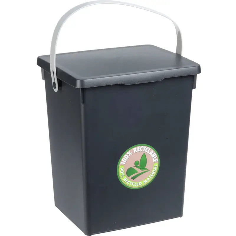 Pojemnik na odpady organiczne z plastiku z recyklingu, 5,5 l Do wyczerpania zapasów
