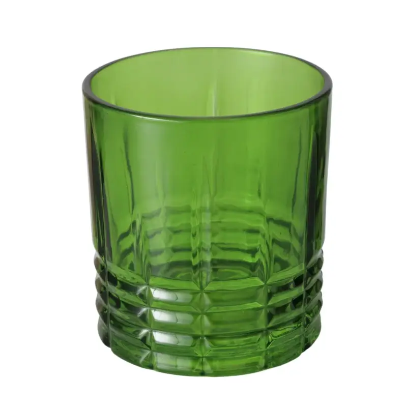 Zielona szklanka WHISKEY, 9 cm Tylko dziś