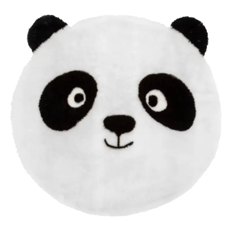 Dywan okrągły panda z uszami SMILE, Ø 100 cm Hit sprzedaży
