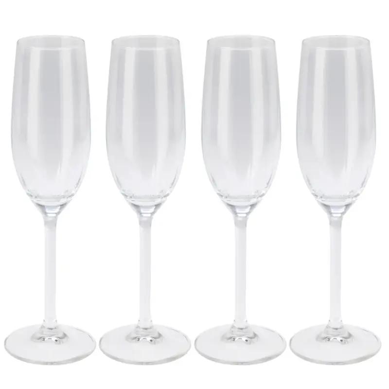 Zniżka Zestaw kieliszków do szampana, 210 ml, 4 szt.