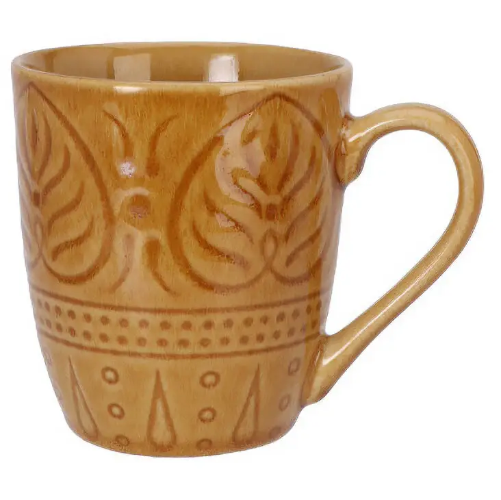 Ceramiczny kubek ze żłobionym wzorem, 390 ml Zamów dziś