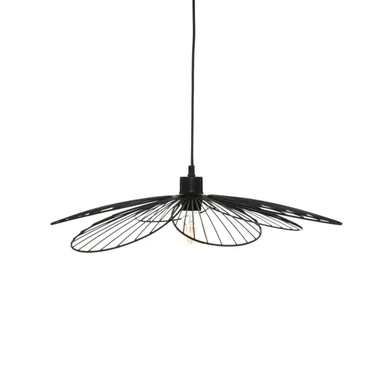 Bezpieczne zakupy Lampa sufitowa do salonu metalowy kwiatek FLOWER, Ø 57 cm