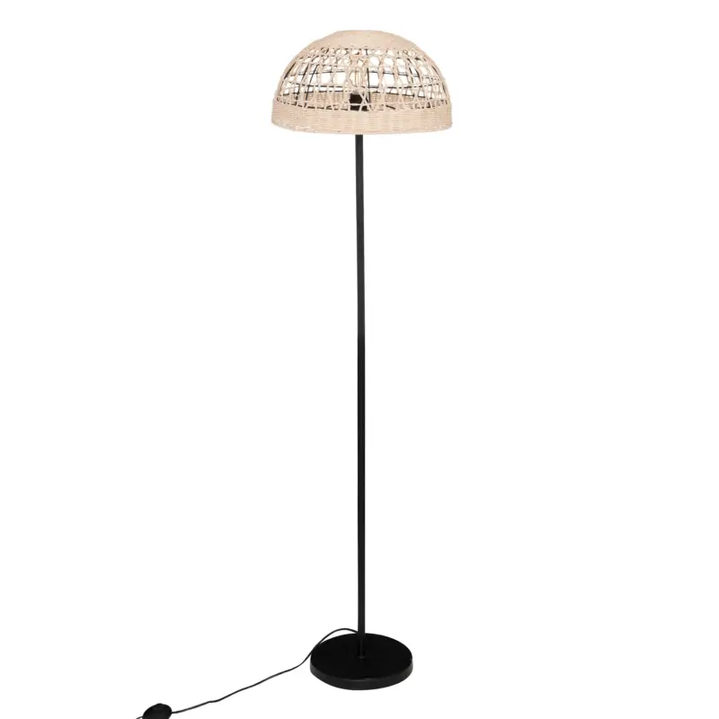 Tani Lampa podłogowa RORY z plecionym abażurem, Ø 40 x 150,5 cm