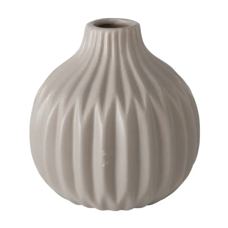 Ceramiczny wazon z tłoczonym wzorem ESKO, Ø 11 cm Darmowa dostawa
