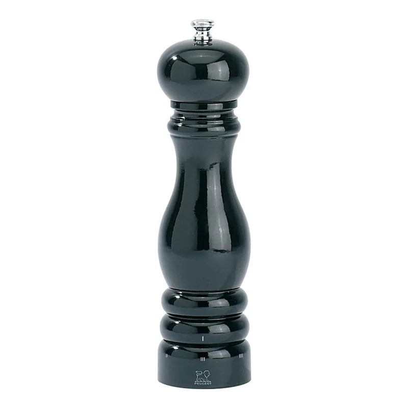 Młynek do pieprzu PARIS USELECT 22 cm, czarny, lakierowane drewno bukowe, Peugeot Łatwy zwrot