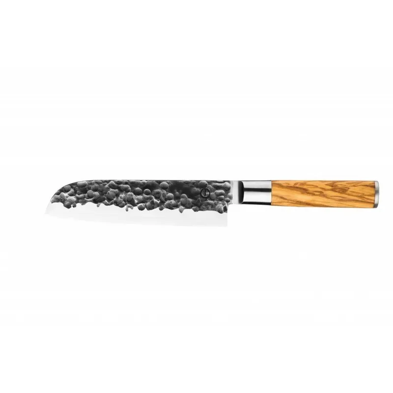 Nie przegap Nóż Santoku OLIVE 18 cm, Forged
