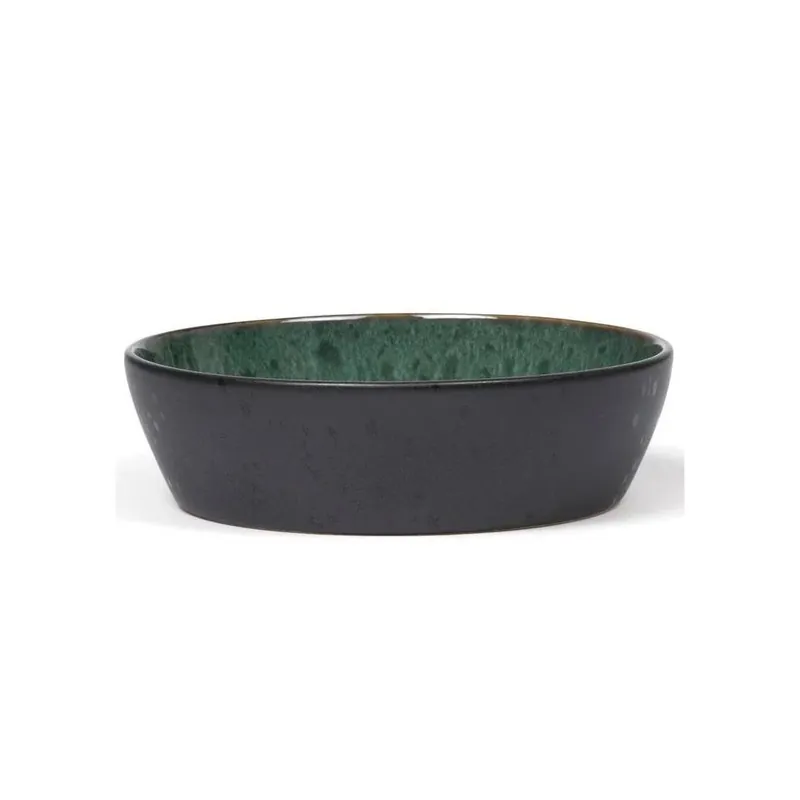 Miska obiadowa 18 cm, czarny/zielony, Bitz Łatwy zwrot