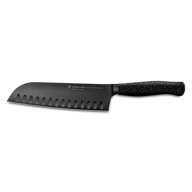 Nóż Santoku PERFORMER 17 cm, czarny, Wüsthof Bestseller