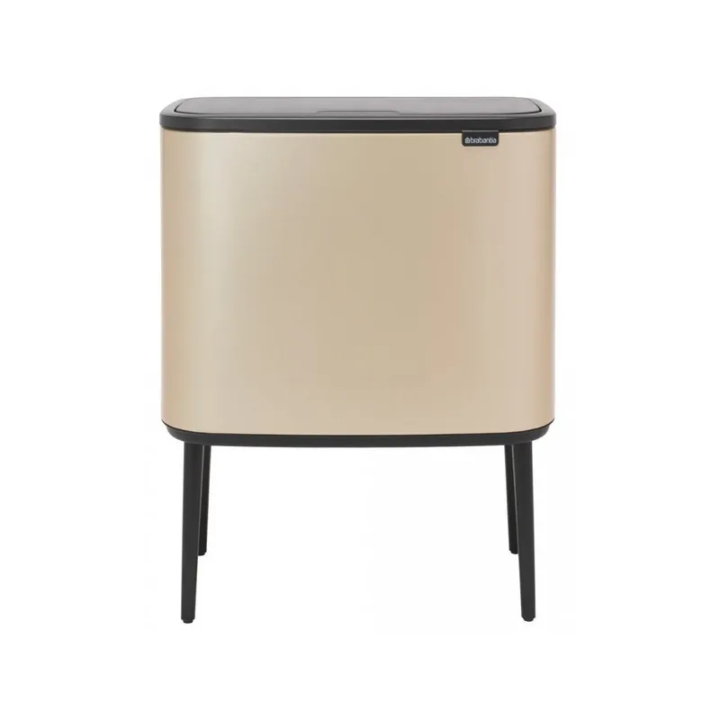 Wyjątkowa oferta Kosz na śmieci dotykowy BO 11 + 23 l, szampan, Brabantia