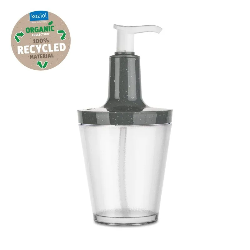 Niska cena Dozownik mydła w płynie FLOW 250 ml, naturalny szary, Koziol