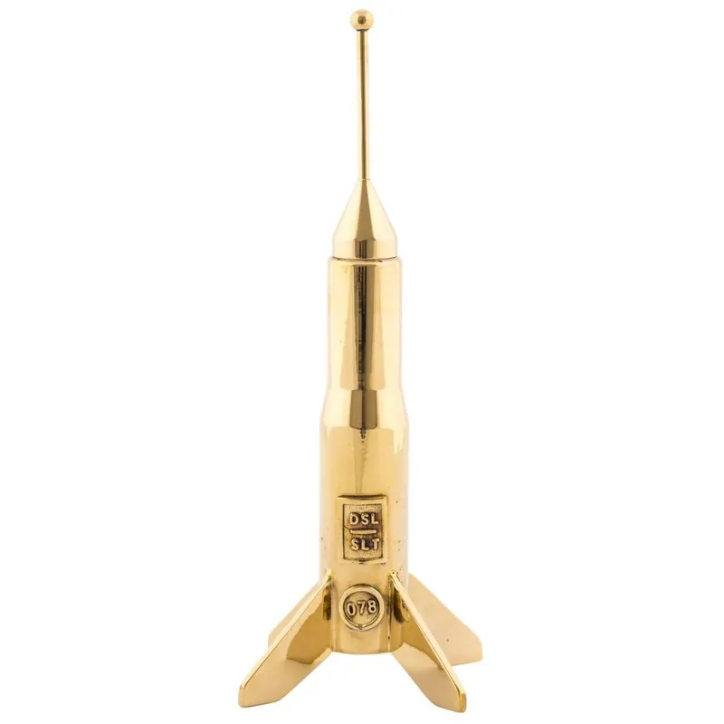 Kup online Świecznik na świece stołowe COSMIC DINER LUNAR 17 cm, mosiądz, Seletti