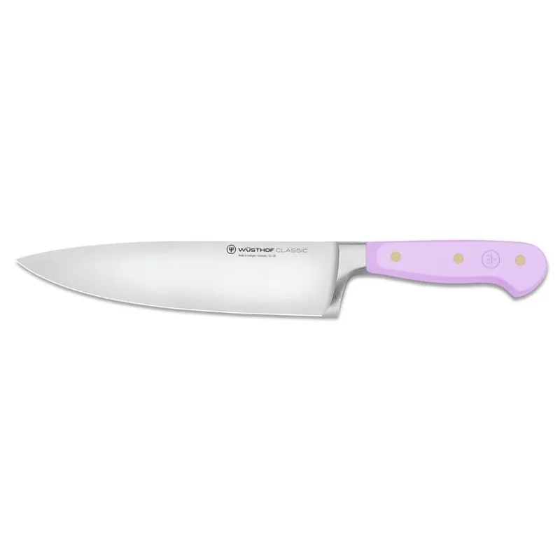Nóż szefa kuchni CLASSIC COLOUR 20 cm, fioletowy, Wüsthof Łatwy zwrot