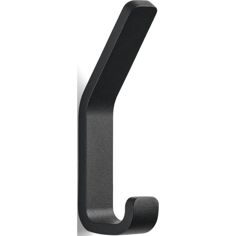 Wieszak na ręcznik RIM 11 cm, podwójny, czarny, aluminiowy, Zone Denmark Szybka wysyłka